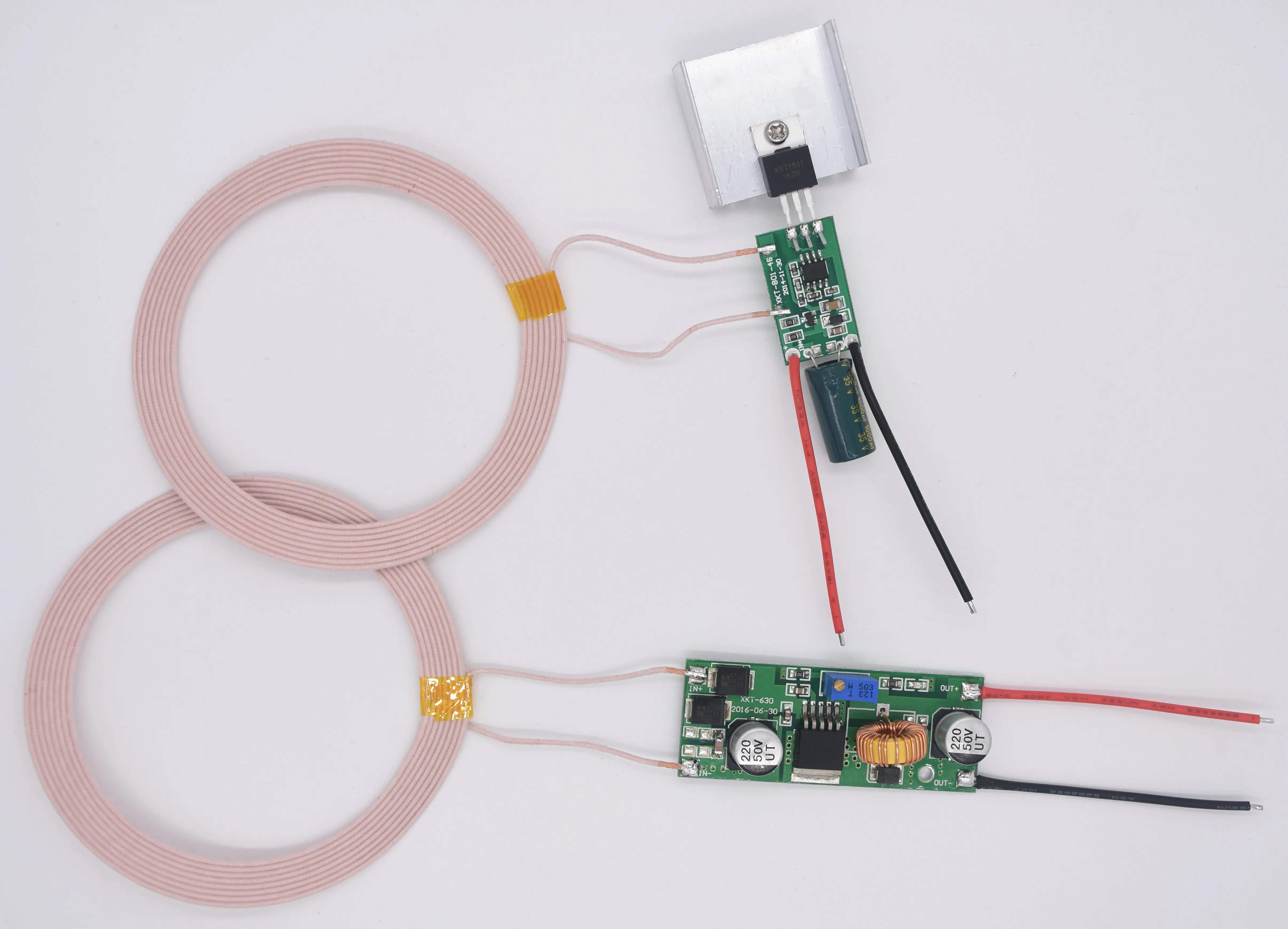 12V вход 1A выход беспроводной зарядный Модуль XKT801-17