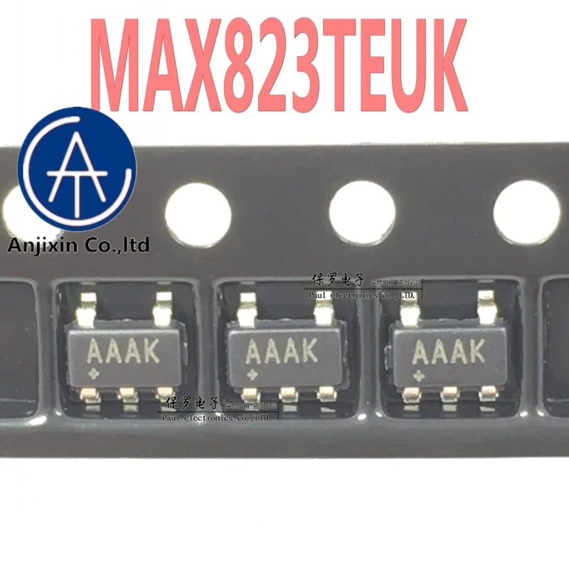 

10 шт., 100% оригинальный новый монитор MAX823TEUK MAX823, Шелковый экран AAAK SOT23-5