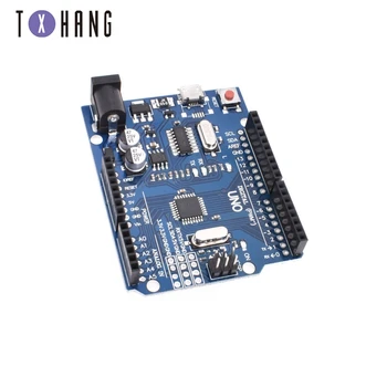 

Latest Version UNO R3 ATMEGA328P-16AU Micro USB Compatible For Arduino uno