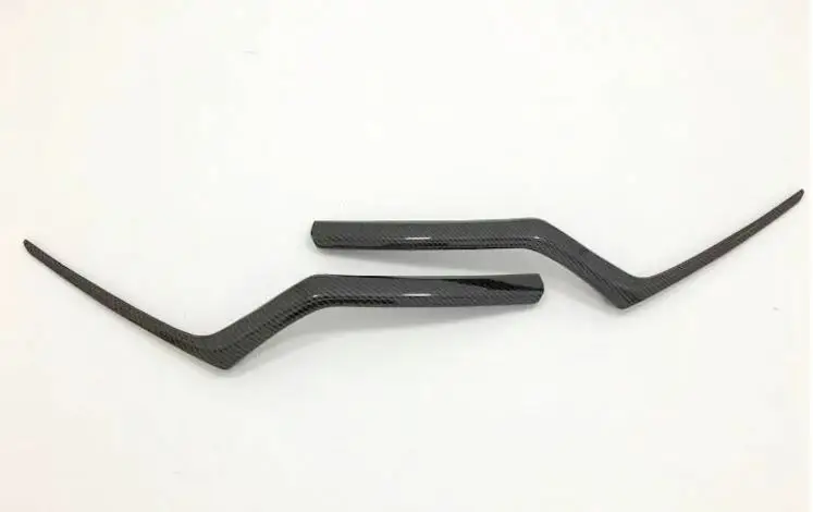 For HONDA CRV- Grille Strips Trims Front Black Carbon Style ABS 3PCS Car modification Car accessories high quality