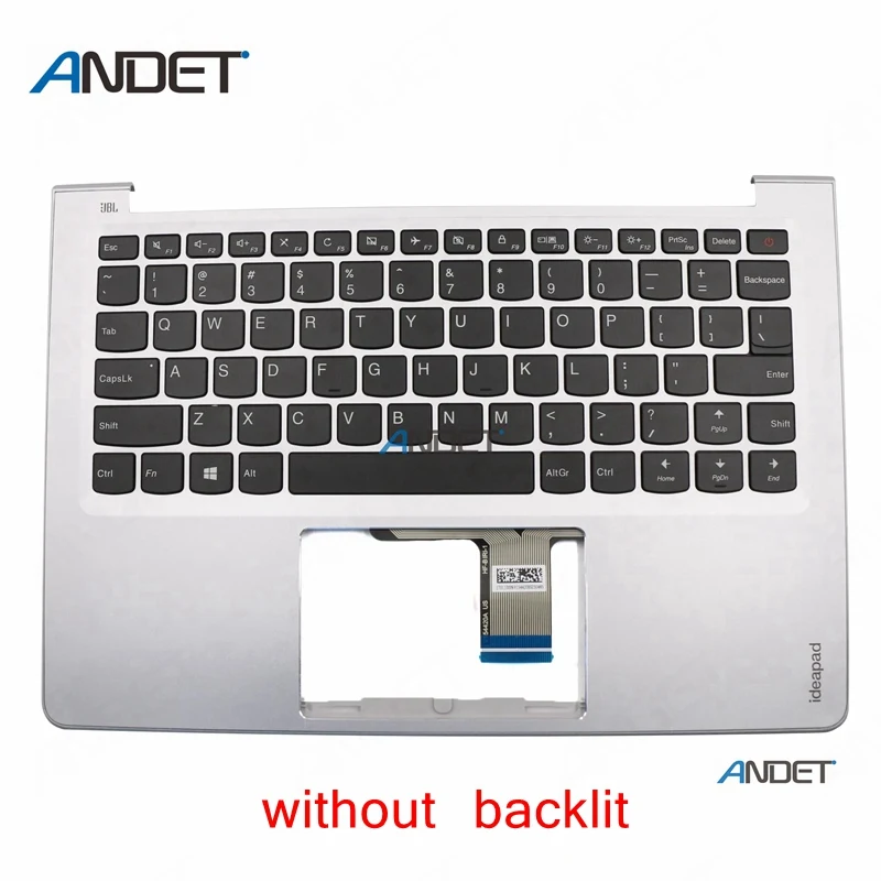 Silver no backlit Чехол для lenovo AIR 13 710S Ideapad 710s-13 710S-13ISK 710S-13IKB palmest Keyboard - Цвет: Silver no backlit