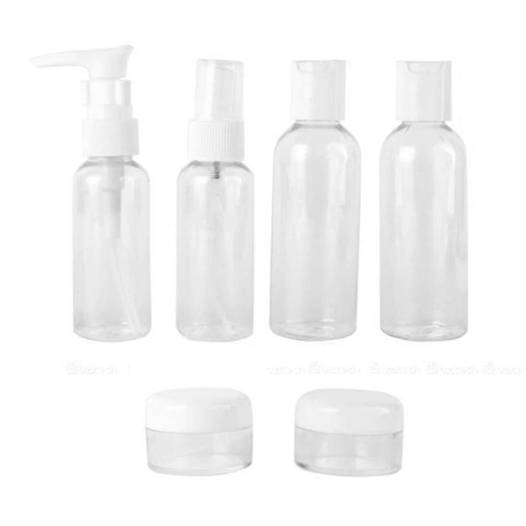 6Pcs Mini Outdoor Travel Wash Cosmetic Perfume Atomizing Spray Bottle
