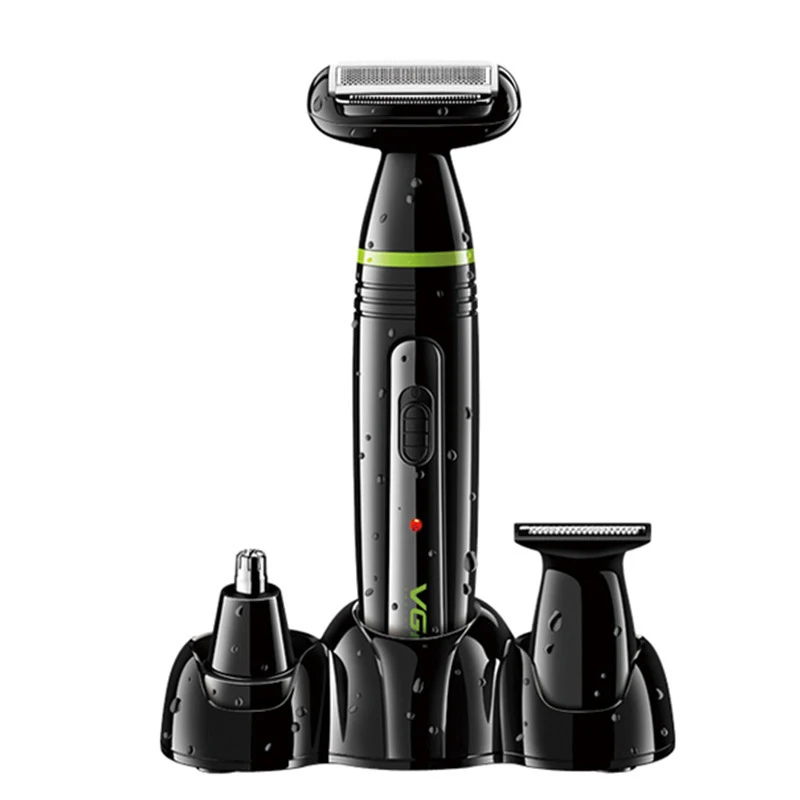 

VGR Electric Shaver 3 in 1 Cordless Hair Clipper Men's Beard Trimmer Electric Shaver Hair Cipper Nose Hair Trimmer EU Plug