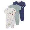 3Pcs/Set 100% Cotton Baby Rompers Newborn Long Sleeve Clothes Set Infant Jumpsuit Baby Underwear Sleepsuit Clothing ► Photo 2/6