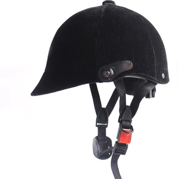

Horse Riding Helmet Men Women Equestrian Black Horse Riding Cap Hat Adjustable Helmet Horse Rider Heads Body Protector Equipment