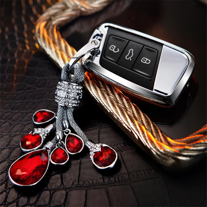 Замшевый кожаный цинковый сплав автомобильный защитный чехол для ключа Обложка