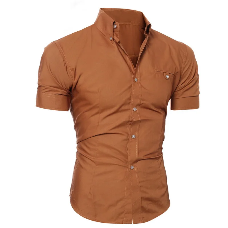 SFIT, мужская рубашка, летняя, мужская, Homme, хлопковая, соцодежда, короткий рукав, гавайская, Camisa Masculina, повседневная, облегающая, Мужская одежда, рубашки