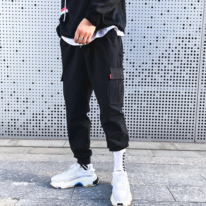 

2019 Spring And Autumn New Style Hong Kong Style Men Fashion Casual Pants Sports Versatile Teenager Bib Overall