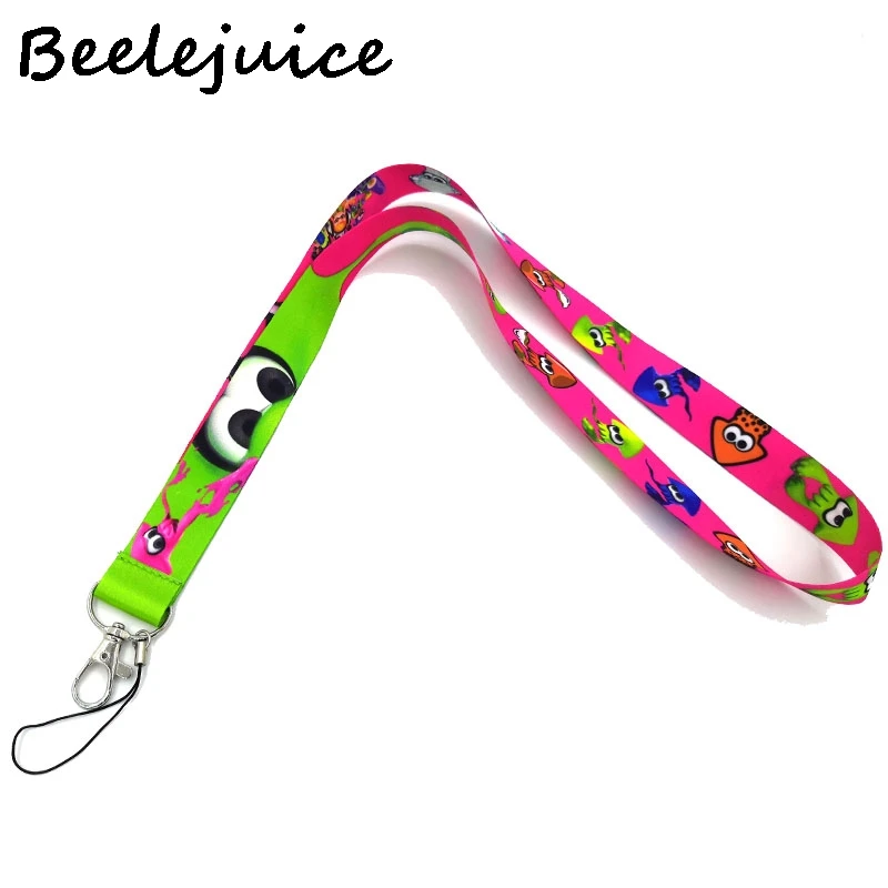 24pcs Octopus funny cartoon Neck Lanyard keychain Mobile Phone Strap ID Badge Holder Rope Key Chain Keyrings cosplay Accessories