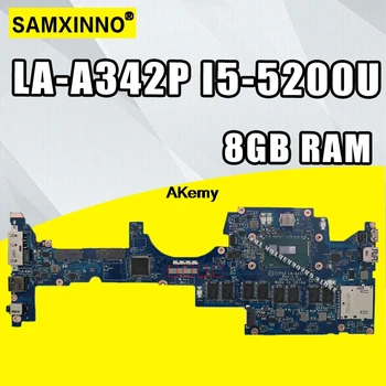 

ZIPS3 LA-A342P Laptop motherboard for Lenovo YOGA 12 S1 Test original mainboard 8G-RAM I5-5200U