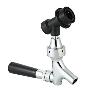 

Chrome Draft Beer Tap Home Brew Beer Keg Faucets with Ball Lock Disconnect Chrome beer tap, perfect for home brew kegs
