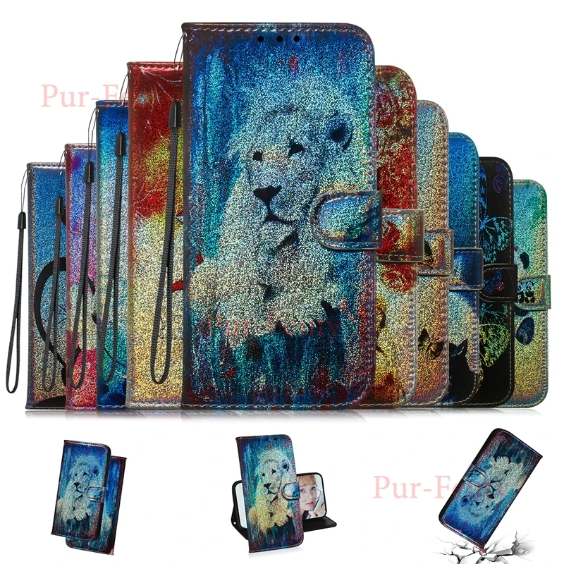 Case For Xiaomi Redmi Note 7 M1901F7G Leather Wallet Panda Cartoon Stand Magnetic Flip Cover 7S note 7s | Мобильные телефоны и