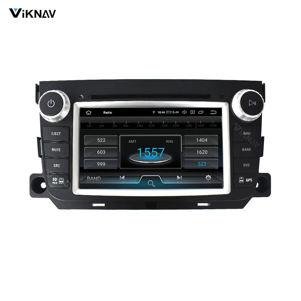 

2 din car radio for Mercedes Benz Smart Fortwo before 2012 car multimedia player GPS navigation android stereo receiver screen
