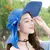 Female 2022 New Sun Hat Summer Anti-UV Lady Wide Brim Hat Women Solid Floppy Summer Straw Hats for Women Brim Beach Hat 7