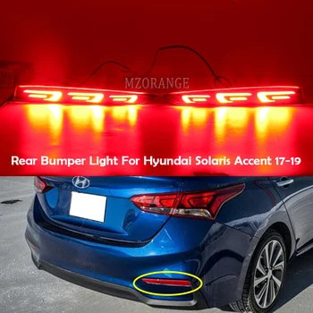 

1 Pair Rear Bumper Light For Hyundai Solaris Accent 2017 2018 2019 Auto Brake Light Rear Reflector Light High Quality LED Lamp