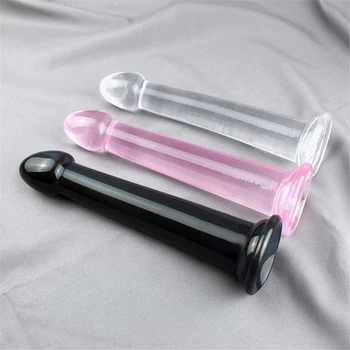 Erotic Jelly Dildo Realistic Penis With Suction Cup Adult Toy Soft Strapon Artificial Penis No Bullet Vibrator Sex Toy for Women 4