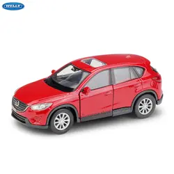 WELLY 1:36 Mazda CX-5 SUV литая модель машины Модель машины Моделирование коллекционная игрушка Тяговая машина