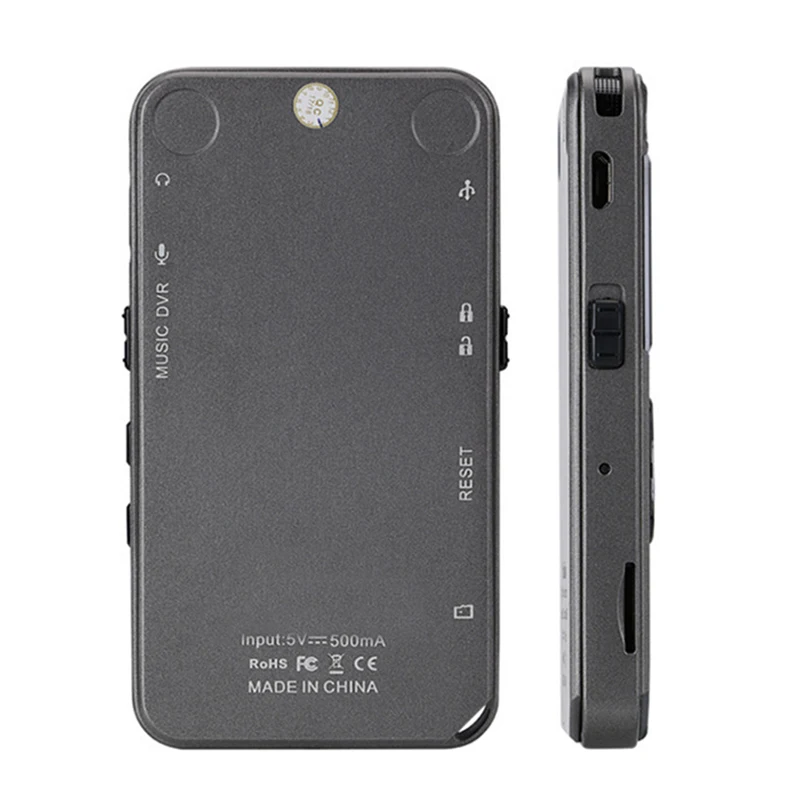 64GB перезаряжаемый lcd Цифровой Аудио Звук диктофон портативный Диктофон MP3-плеер LFX-ING