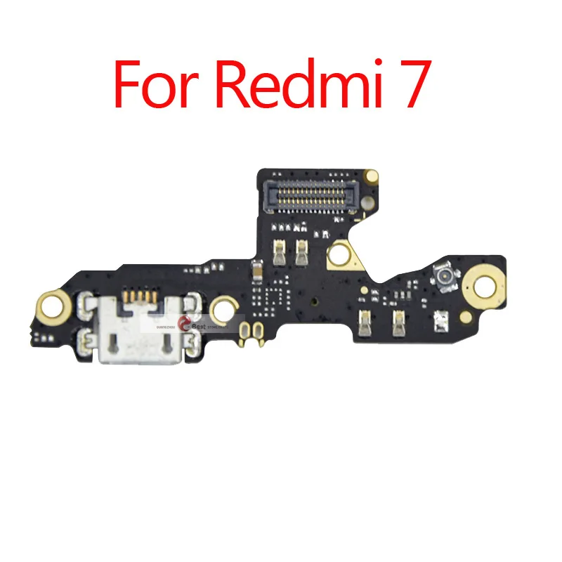 For Redmi 7 10 шт./партия, usb-разъем для зарядки, гибкий кабель с микрофоном для XiaoMi PocoPhone F1 Redmi Note 7 6 5 Pro Plus 7A 6A S2 - Цвет: For Redmi 7