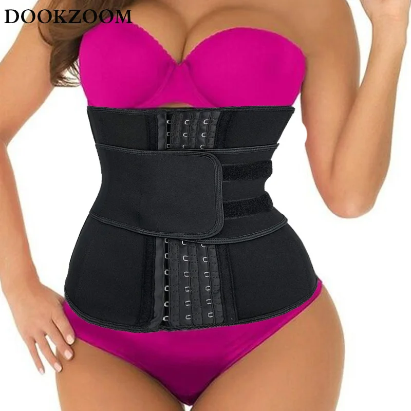 

Fajas Reductoras Y Modeladoras Mujer Waist Training Trainer Sport Girdle Neoprene Slimming Belt Thermo Sweat Fat Burner Workout
