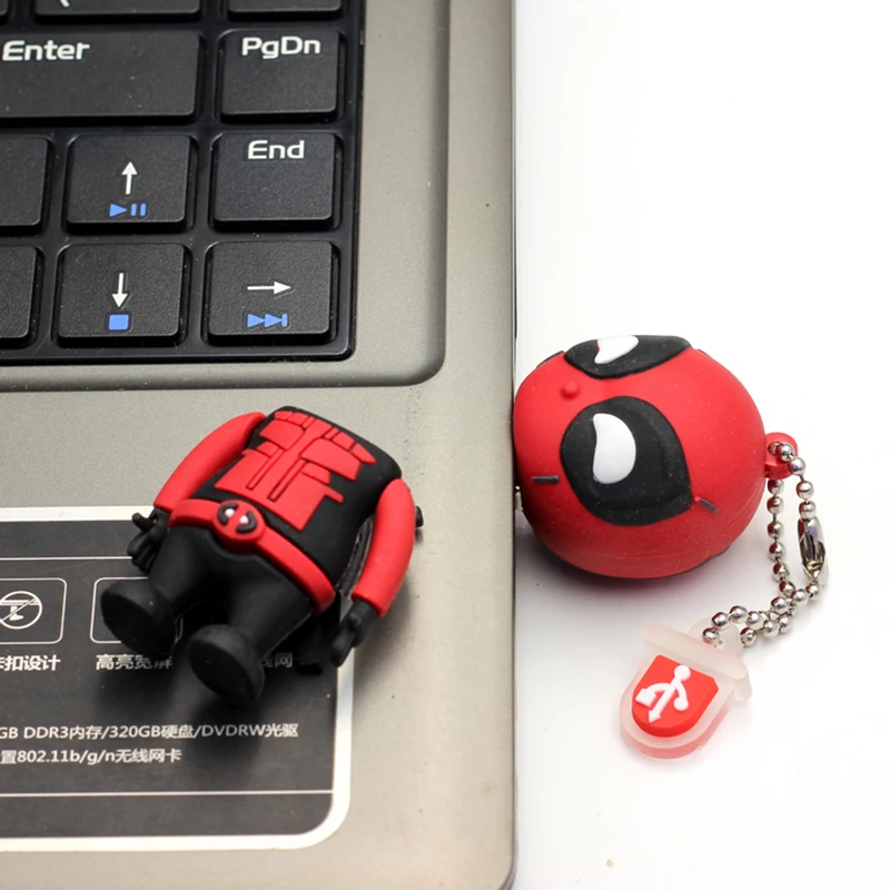 Флеш-накопитель usb Spiderman, 128 ГБ, usb флешка, Халк, флешка, 64 ГБ, 32 ГБ, 16 ГБ, флеш-накопитель, 8 ГБ, 4 Гб, usb флеш-накопитель 2,0 Comic hero, флеш-диск