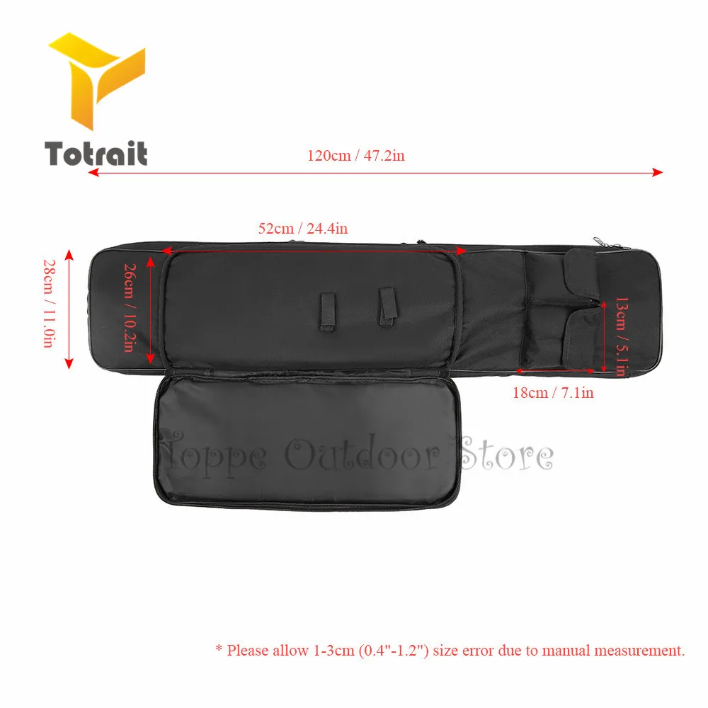 TOtrait 85/100/120cm Nylon Gun Bag Case Rifle Backpack for Sniper Airsoft Carbine Bags Shooting Portable Hunting Accessories