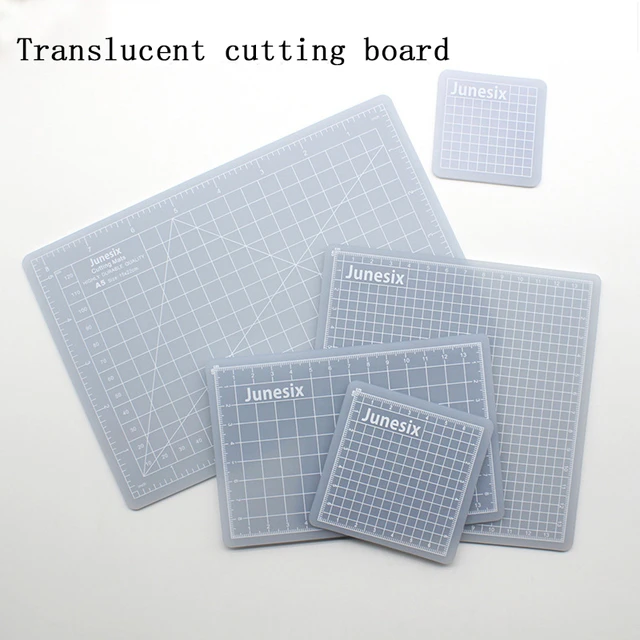 Multi-size Translucent Pvc Mat Patchwork Rubber Cutting Mat Carving Art  Manual Double-sided Tool Self