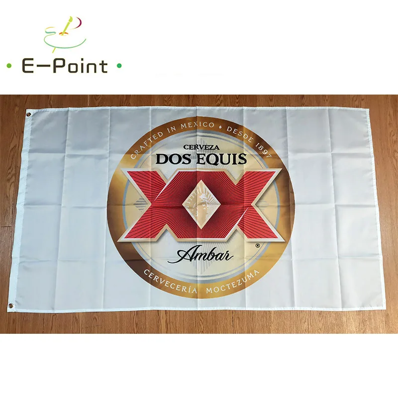 

Dos Equis Beer Flag 3ft*5ft (90*150cm) Size Christmas Decorations for Home Flag Banner Indoor Outdoor Decor BER107