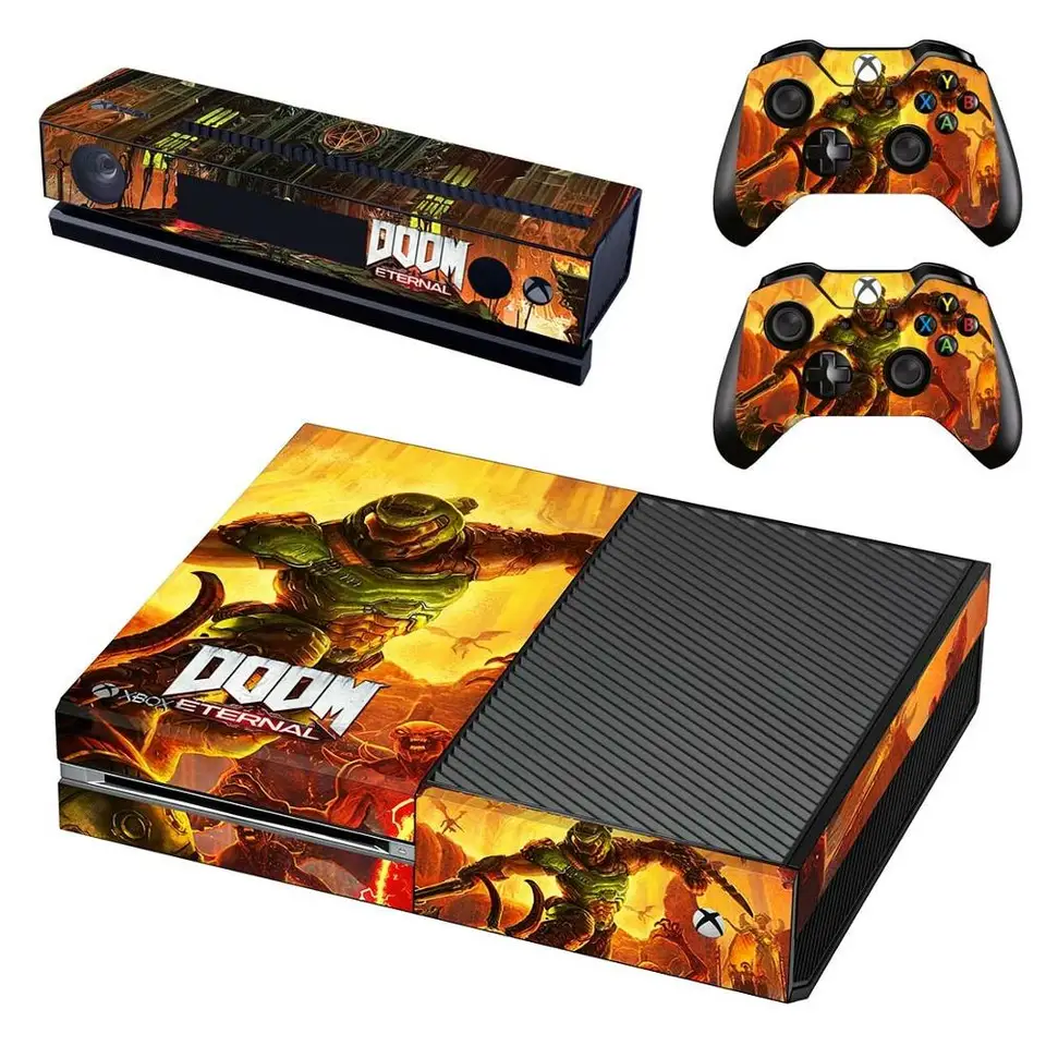 Doom Stickers For Xbox One Vinyl Skin Decals Sticker Pegatinas Adesivo For Xbox One Console Kinect Two Controller Skins Stickers Aliexpress
