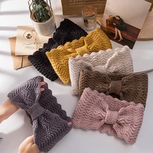 

Women's Hair Accessories Retro Style for Wash Face Multi Purpose Weave Headdress Bowknot Wide-brimmed 1Pcs