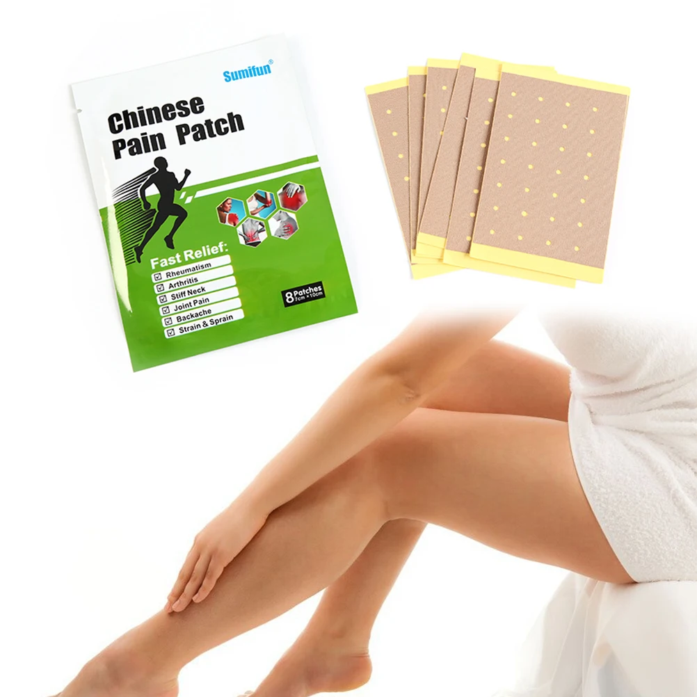 8 шт./пакет бальзам с тигром облегчение боли пластырь китайский меридиан