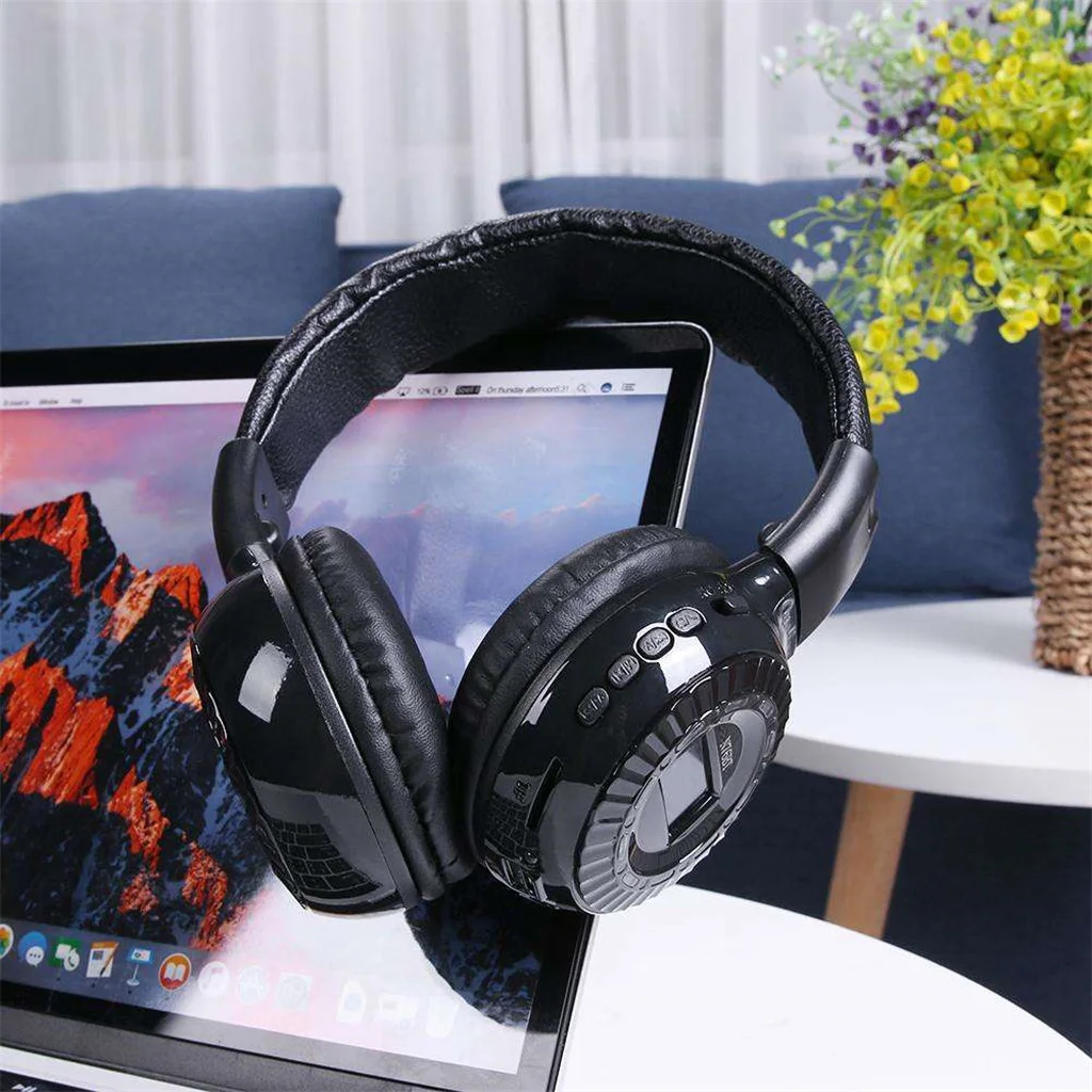 Беспроводные наушники с цветным светодиодный светильник Bluetooth Hi-Fi стерео гарнитура наушники с микрофоном для iPhone samsung Xiaomi Tablet Phone