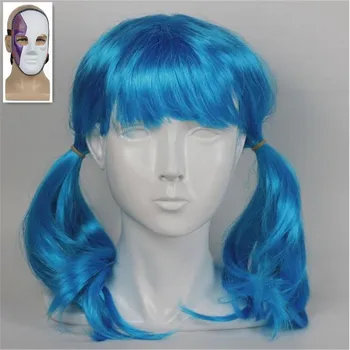 

Hot Sale Funny Sally Face Game Masks Latex Masque Cosplay Halloween Party Hair Wig Cosplay Costume Props