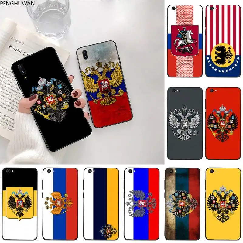 Герб России флаг заказчика высокое качество чехол для телефона Vivo Y91c Y17 Y51 Y67 Y55 Y93