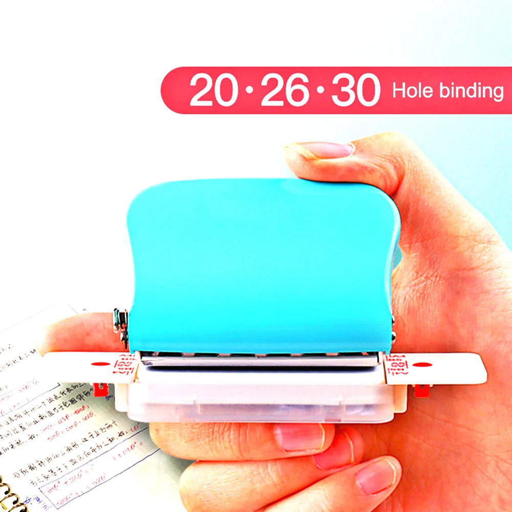 A4(30 Holes) B5(26 A5(20 Holes ) Diy Hole Puncher Loose Leaf Punch Handmade Loose-leaf Paper For Office | Канцтовары для офиса и