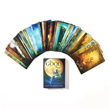 

The Good Tarot 78 Card Deck Full English Tarot Guidance Fate Divination Prophecy Board Game Playing Card for Family Party