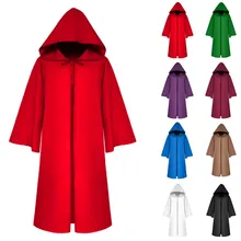 Модное мужское пальто в винтажном готическом стиле с капюшоном на повязке, плащ для косплея, верхняя одежда, пальто, мужская одежда, мужские толстовки