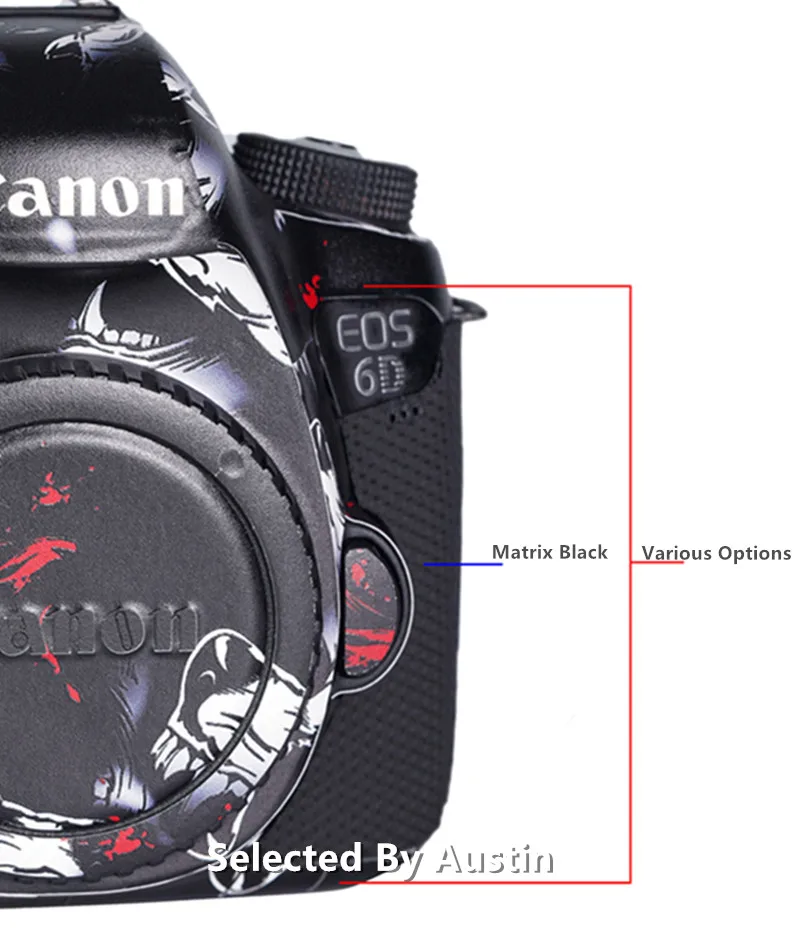 Защитная пленка наклейка для камеры Canon EOS 6D MarkII 6 Д2 против царапин|Аксессуары