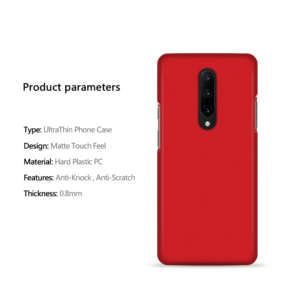 Ультратонкий чехол для OnePlus 7 Pro резиновый Жесткий пластиковый Чехол Coque на OnePlus 6T 6 1+ 5T 5 Shield матовая задняя крышка Fundas Capa