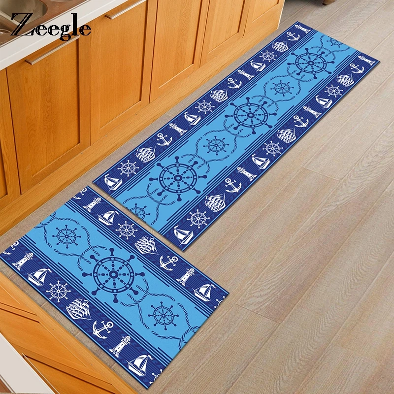Zeegle Floor Mat Door Mat Carpet for Living Room Kid Bedroom Bedside Mats Anti-slip Office Chair Kitchen Area Rugs