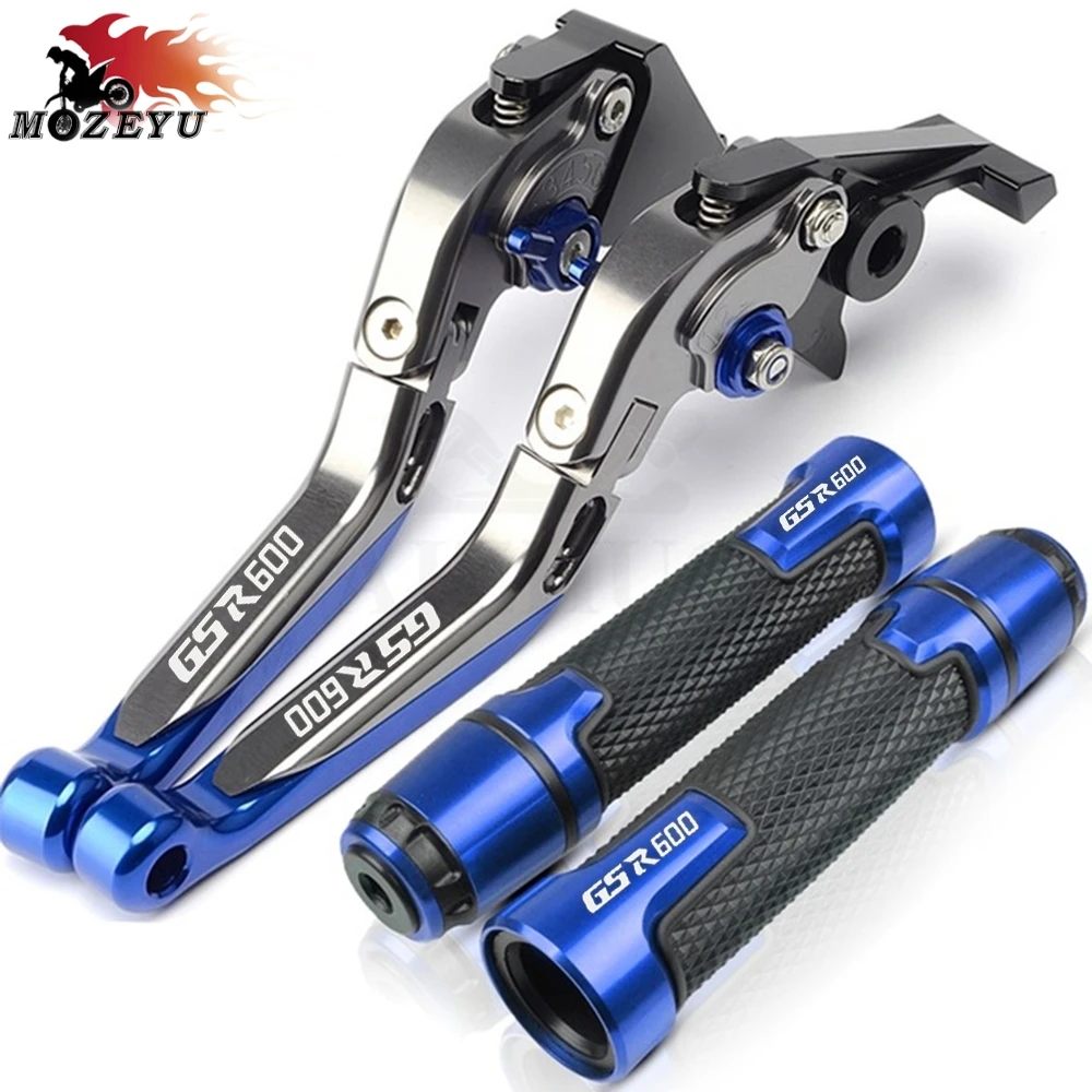 

For SUZUKI GSR600 GSR 600 2006 2007 2008 2009 2010 2011 Motorcycle Accessories Extendable Brake Clutch Levers Handle Grips ends