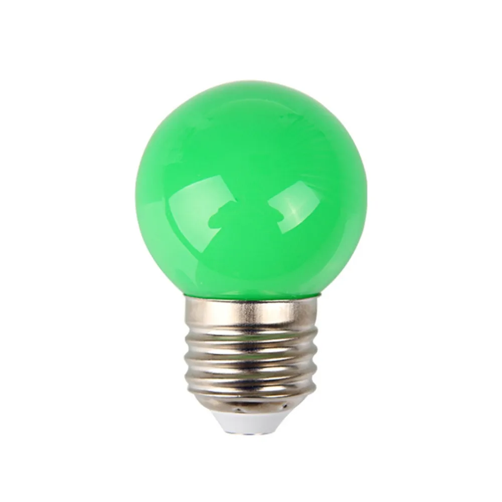 2 x E27 1W 6 SMD2835 круглые шариковые лампы для украшения дома зеленый