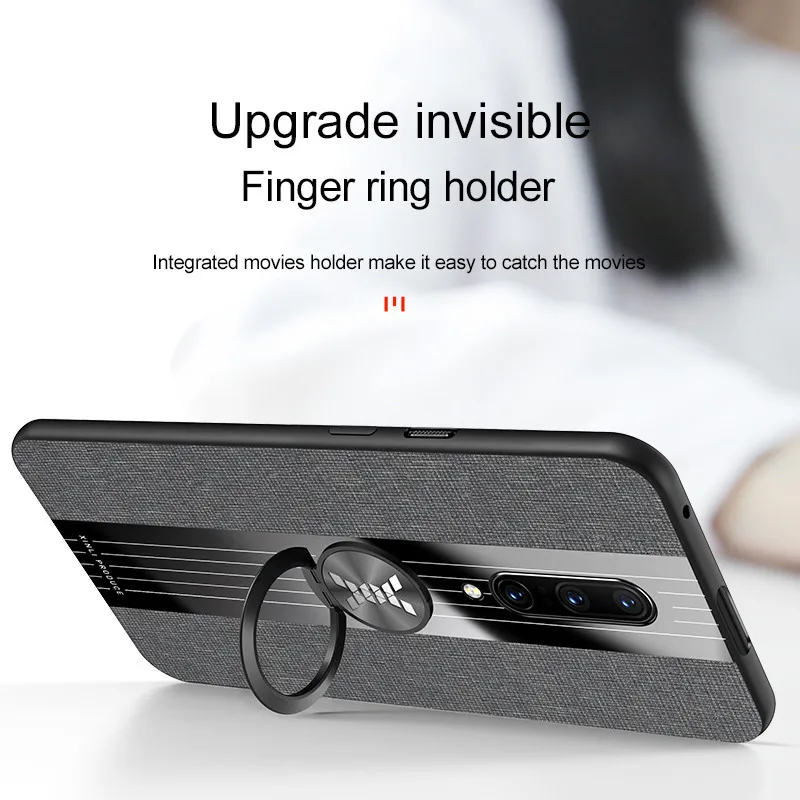 For Oneplus 6 6T 7 7T 8T 8 9R 9RT 9 Pro Case Luxury Bracket Ring Cases for One Plus Nord 2 N10 N100 5G Soft TPU Leather Coque