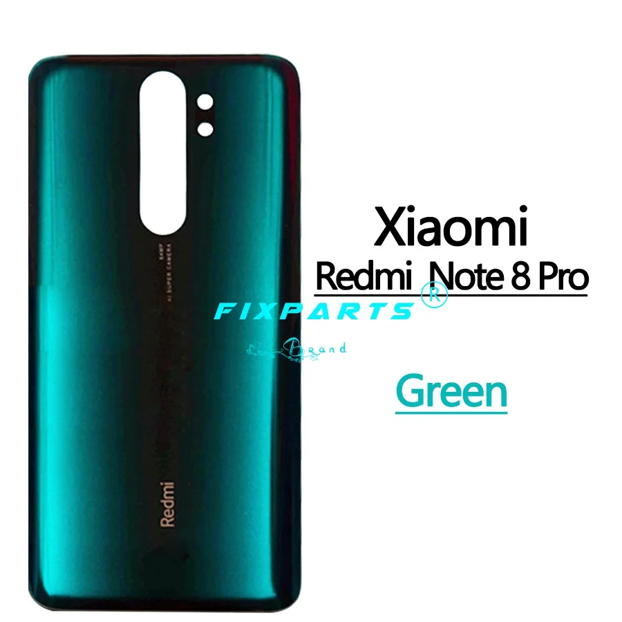 Xiaomi redmi note 8 pro Чехол для аккумулятора из настоящего стекла Сменный Чехол для redmi note 8 pro черный и белый чехол для телефона redmi note 8