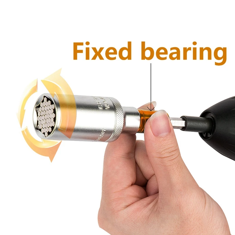 9 мм-21 мм Универсальный Мультифункциональный гаечный ключ трещотка универсальная розетка адаптер питания автомобильный ручные инструменты для ремонта комплект