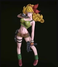 

1//24 75mm 1/18 100mm Resin Model Pretty Girl Soldier 3D Printing Figure Unpaint No Color RW-272