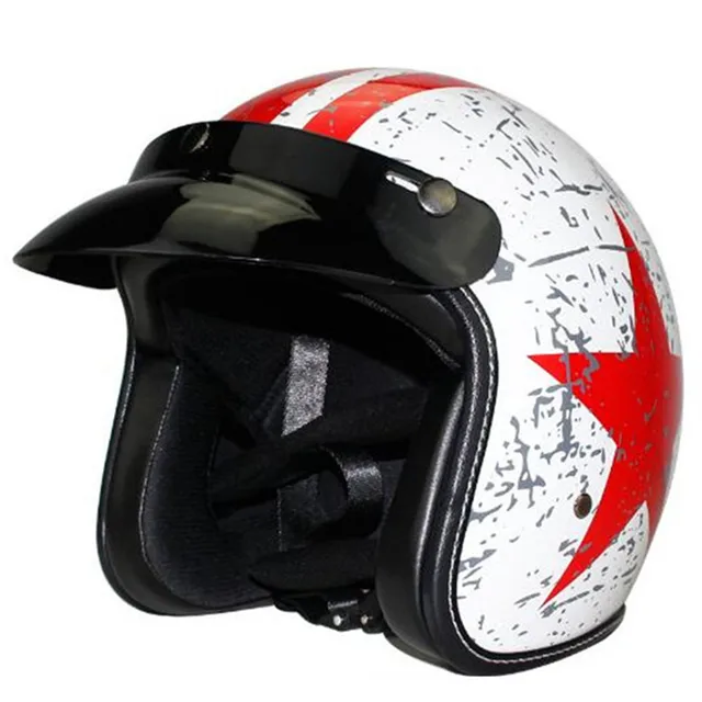 Vega Vintage Motorcycle Helmet For Men 