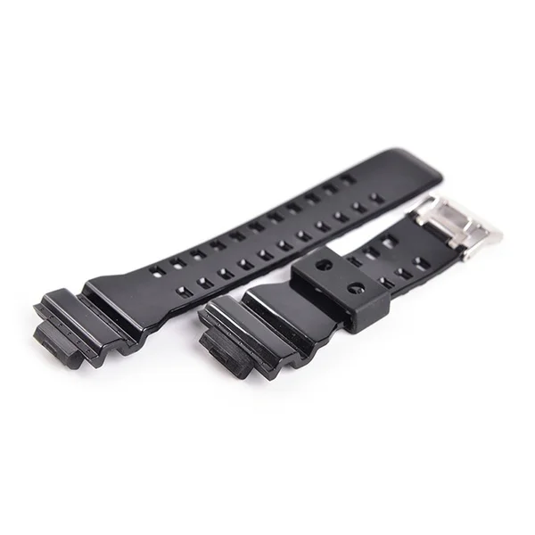 1pc Rubber Watchbands Men Black Sport Diving Silicone Watch Strap Band Metal Buckle For g-shock Accessories | Наручные часы