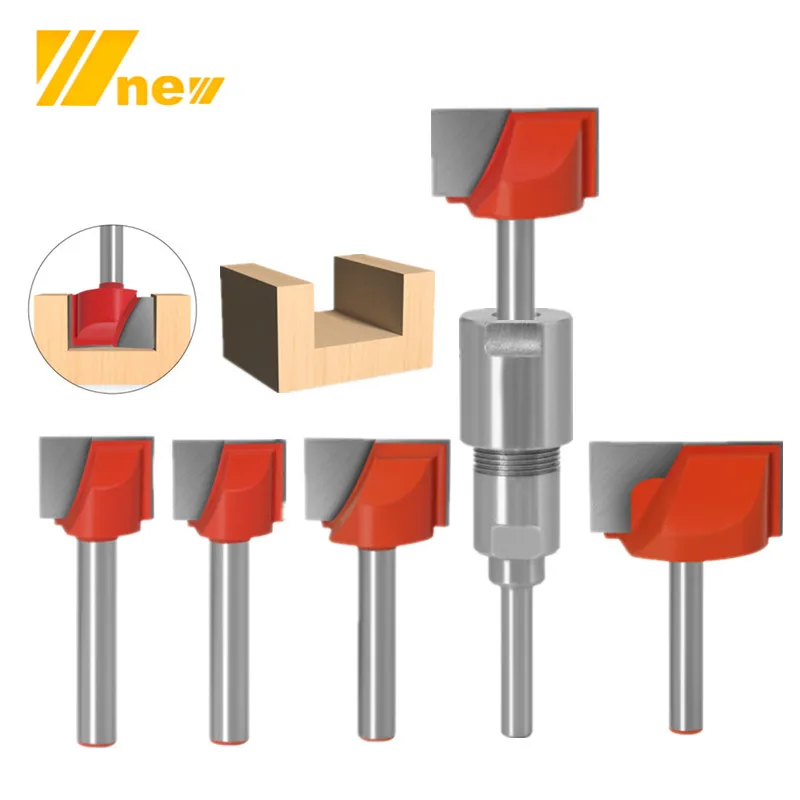 Router-Bits-Bottom-Cleaning-6mm-Shank-8-32mm-Cutting-Dia-Double-Flute ...