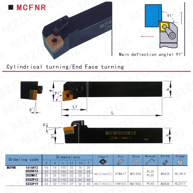 MOSASK MCFNR Расточные резцы MCFNR2020K12 токарный станок с ЧПУ держатели вольфрамовые карбидные вставки обрабатывающий бар внешние токарные инструменты
